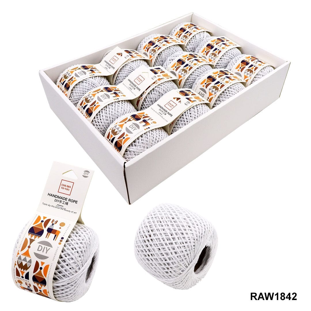 Ravrai Craft - Mumbai Branch ropes DIY Handmade Rope White