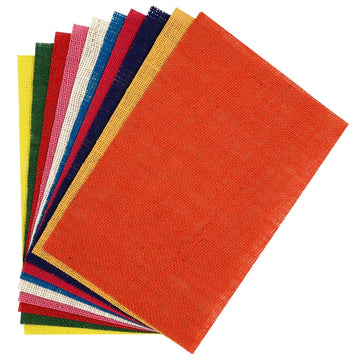 A3 Plain Jute Sheets (multi colour)