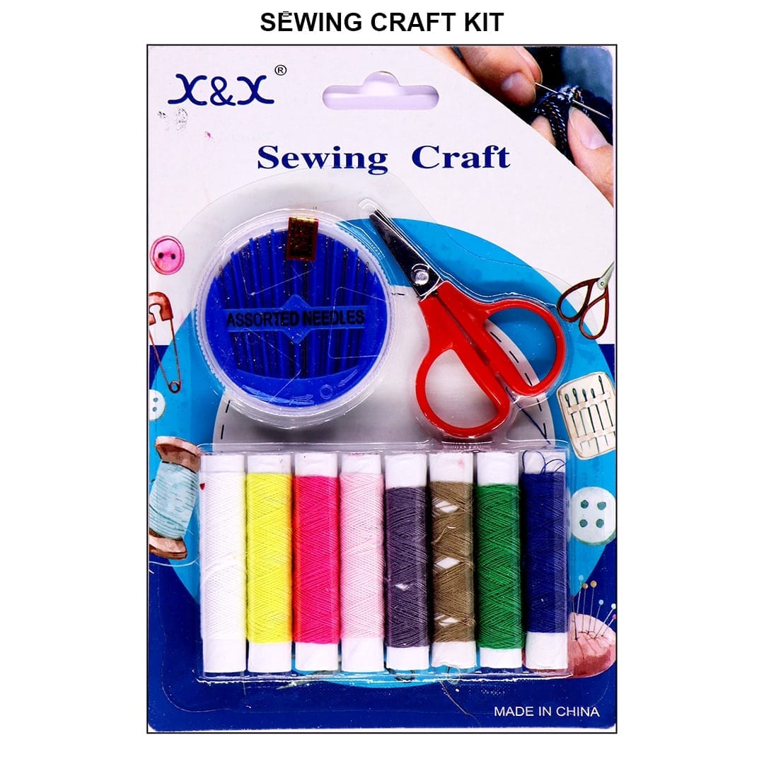 Ravrai Craft - Mumbai Branch Scissors & Pins Sewing Essentials Craft Kit - Pack of 1