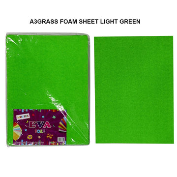A3 Grass Foam Sheet Light Green