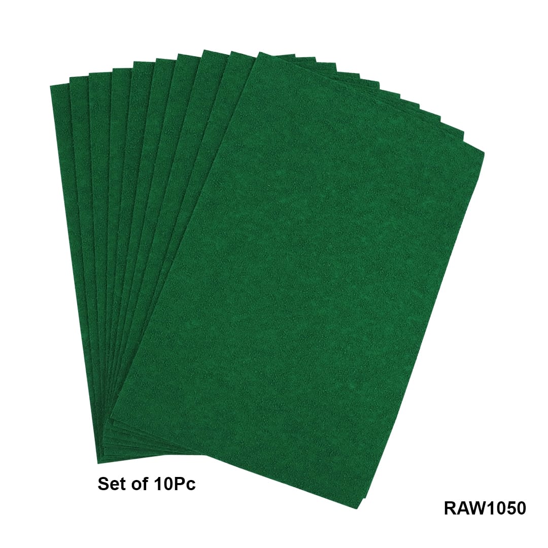 Ravrai Craft - Mumbai Branch Scrapbooking & Designed Papers Deep Green A2 Grass Foam Sheet - Realistic Textured Crafting Material