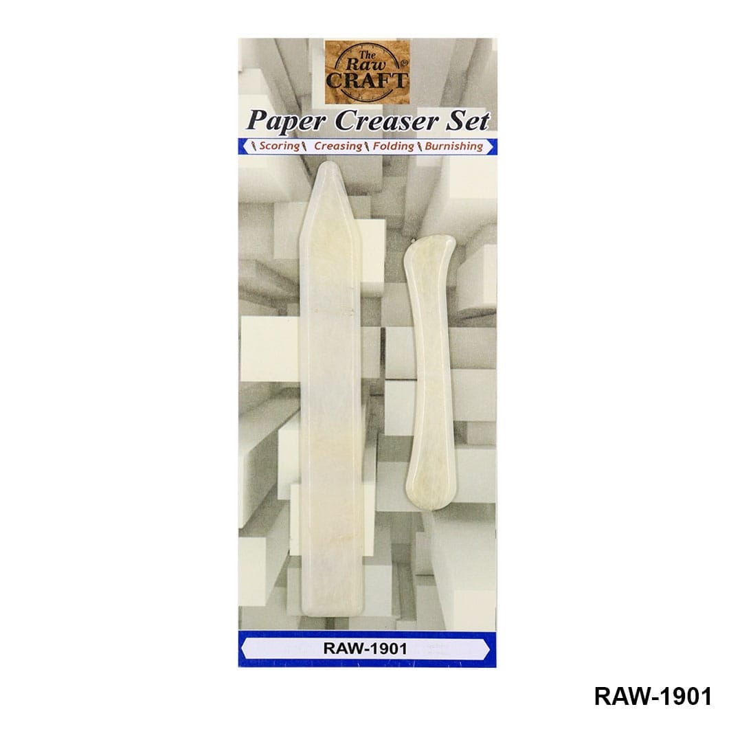 Ravrai Craft - Mumbai Branch Scrapbooking & Designed Papers Premium Paper Creaser Set 2pcs (Raw-1901)