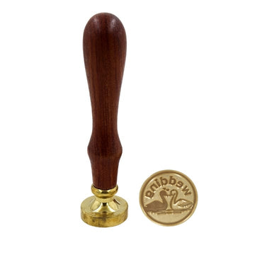 Wooden Handle Quality Brass Sealing Wax Stamp W03