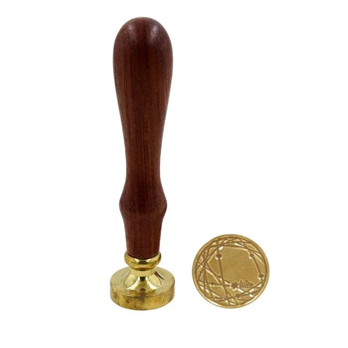 Wooden Handle Quality Brass Sealing Wax Stamps F361