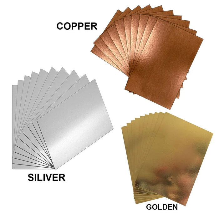 Metallic Gold and Silver paper