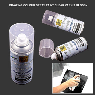 Spray Paint Clear Varnish Gloss 150Cc