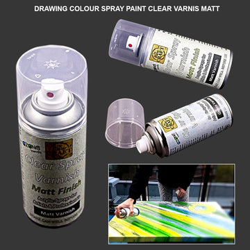 Spray Paint Clear Varnish Matte 150Cc