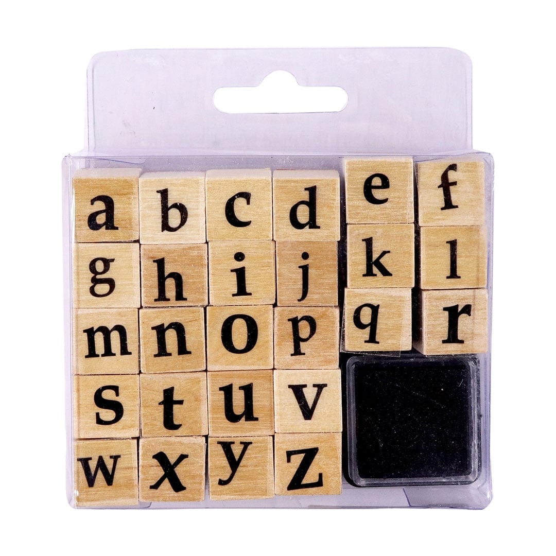 Ravrai Craft - Mumbai Branch Stamps & Stuff Wooden Stamps Alphabet Lower Case