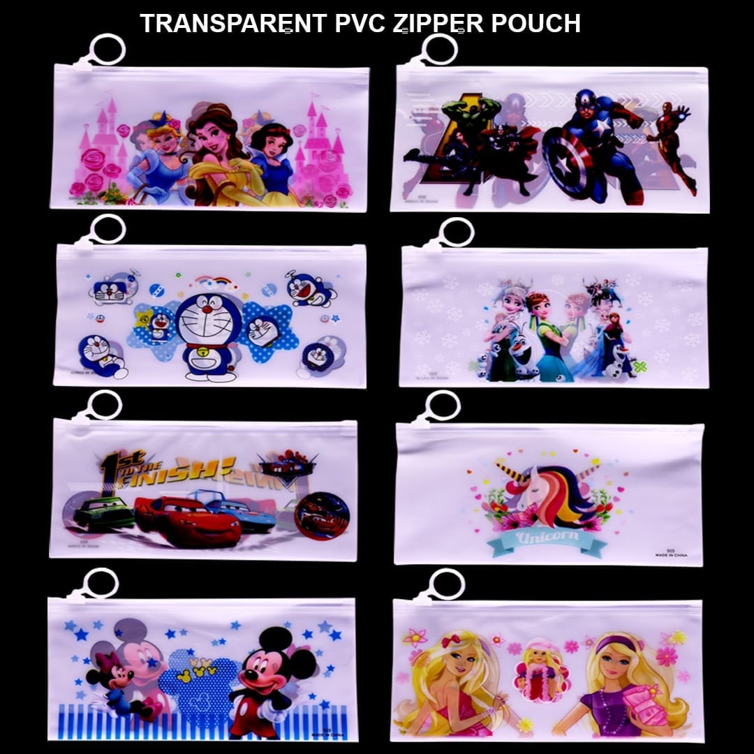 Ravrai Craft - Mumbai Branch Stationery Clear and Convenient - Introducing the Raw3103 Transparent PVC Zipper Pouch