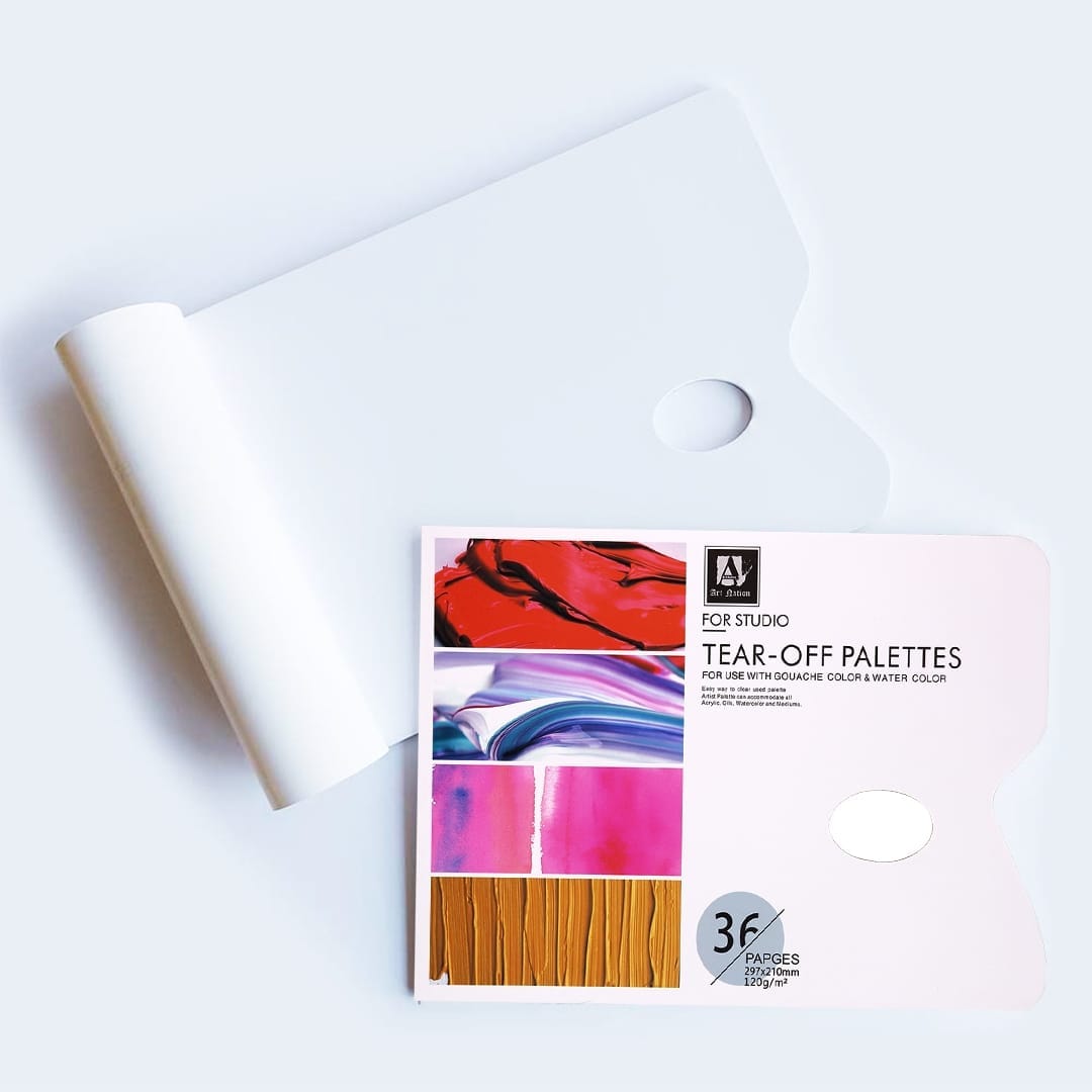 Ravrai Craft - Mumbai Branch Stationery "Colorful Inspiration: Tear Off Palettes - 36 Pages of Artistic Exploration (TP2921-N)"