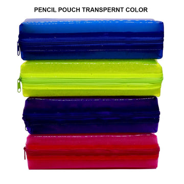 Pencil pouch transpernt color
