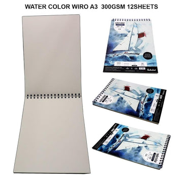 Watercolor Wiro A3 300Gsm 12Sheets
