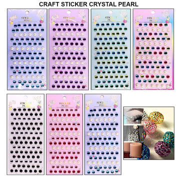 Sticker crystal pearl