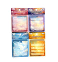 Ravrai Craft - Mumbai Branch Sticky Notes Coloured Cloud Vintage Scenic Print Sticky Notes- Contain 1 Unit