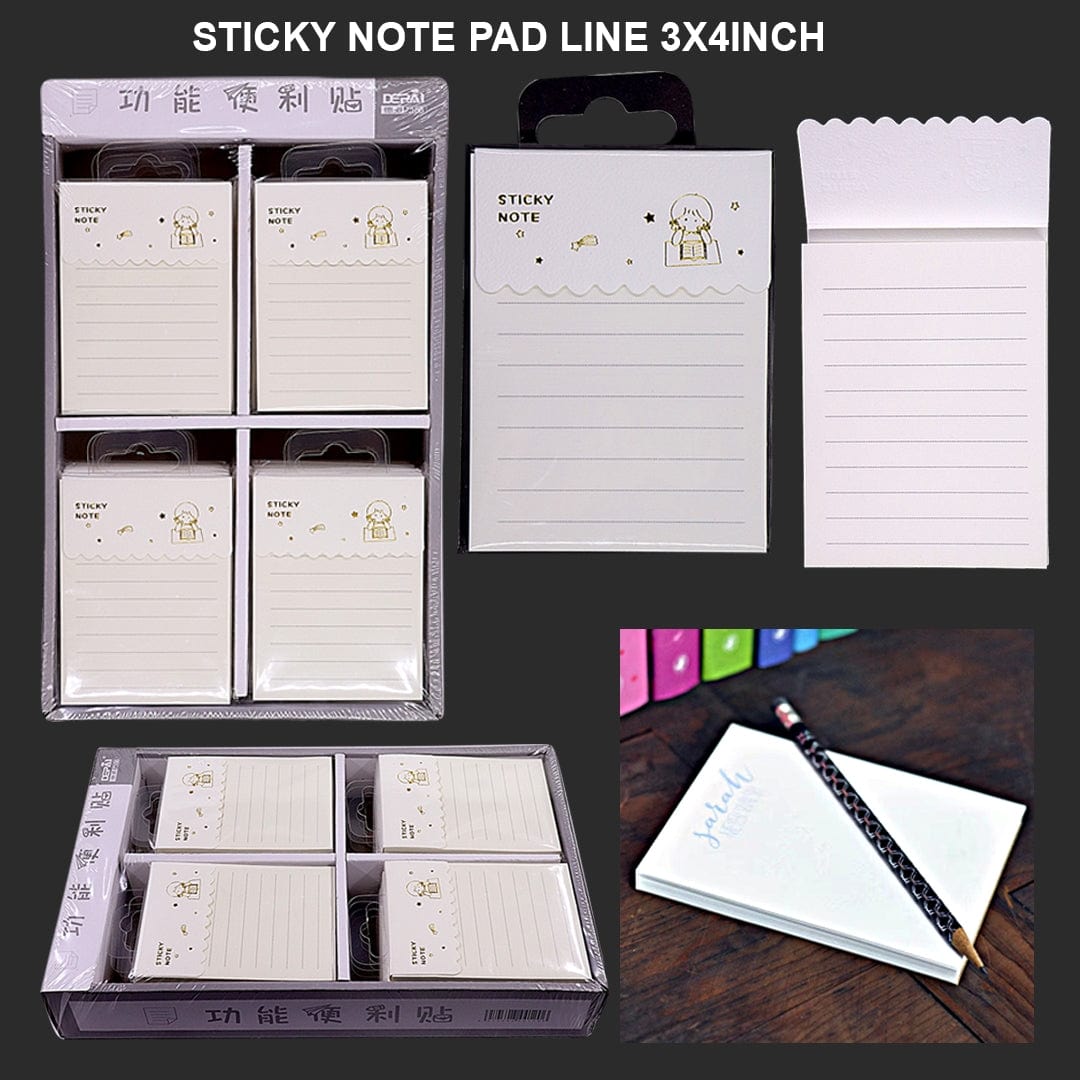 Ravrai Craft - Mumbai Branch Sticky Notes Sticky Note Pad | Ruled | 3*4inch