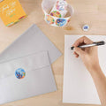 Ravrai Craft - Mumbai Branch Thankyou Stickers (JUMBO ROLL) Thank you labels for your small business (500 Labels) 1inch