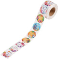 Ravrai Craft - Mumbai Branch Thankyou Stickers (JUMBO ROLL) Thank you labels for your small business (500 Labels) 1inch