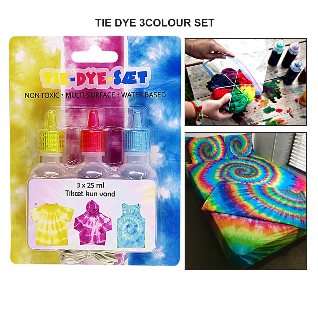 Ravrai Craft - Mumbai Branch TIE-DYE KIT TIE-DYE 3Colours Set