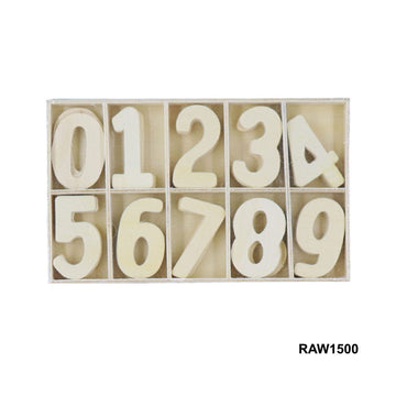 Wooden Number 0To9 Small