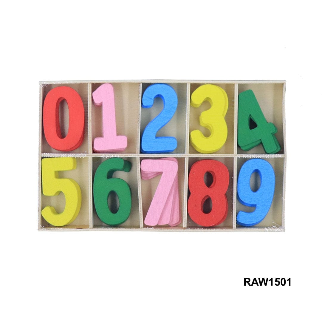 Ravrai Craft - Mumbai Branch toys Wooden Number 0To9 Small