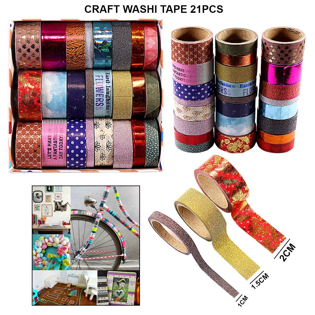 Ravrai Craft - Mumbai Branch Washi Tape Washi Tape 21Pcs