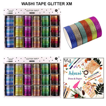 Glitter Tape, Decorative Craft Tape Purple 1.5cm x 3 M