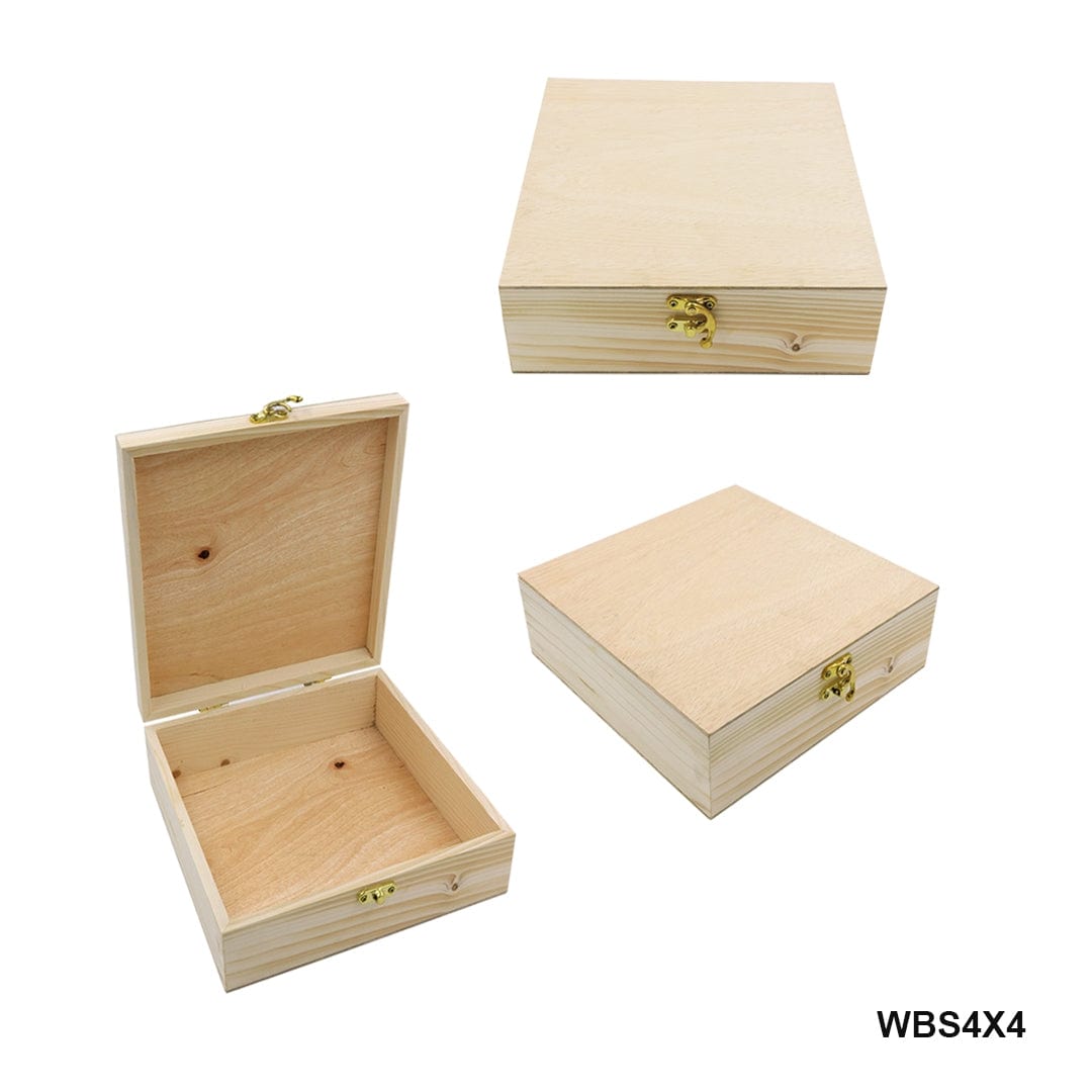 Ravrai Craft - Mumbai Branch Wooden box Pine Wooden Square Box