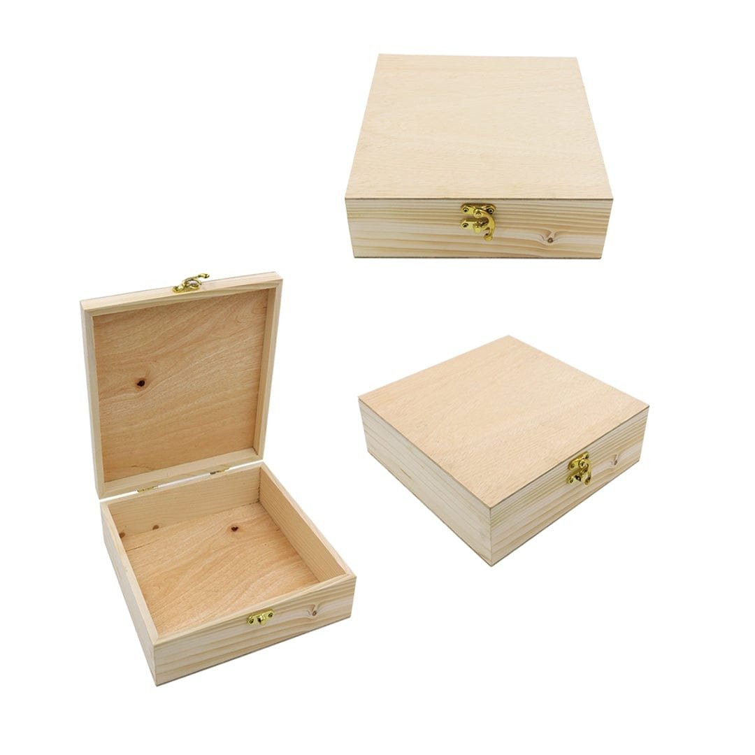 Ravrai Craft - Mumbai Branch Wooden box Pine Wooden Square Box