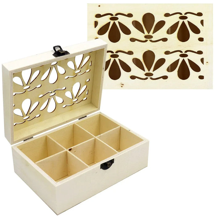 Wooden Box Carving Partition Single