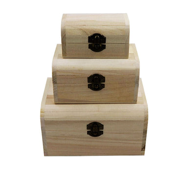 Wooden Box Curve 3In1