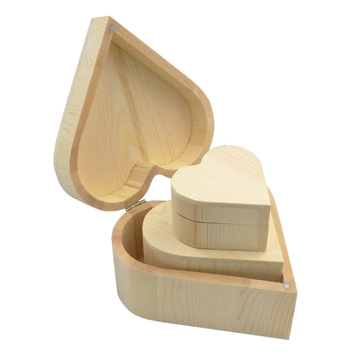 Wooden Box Heart 3 in 1
