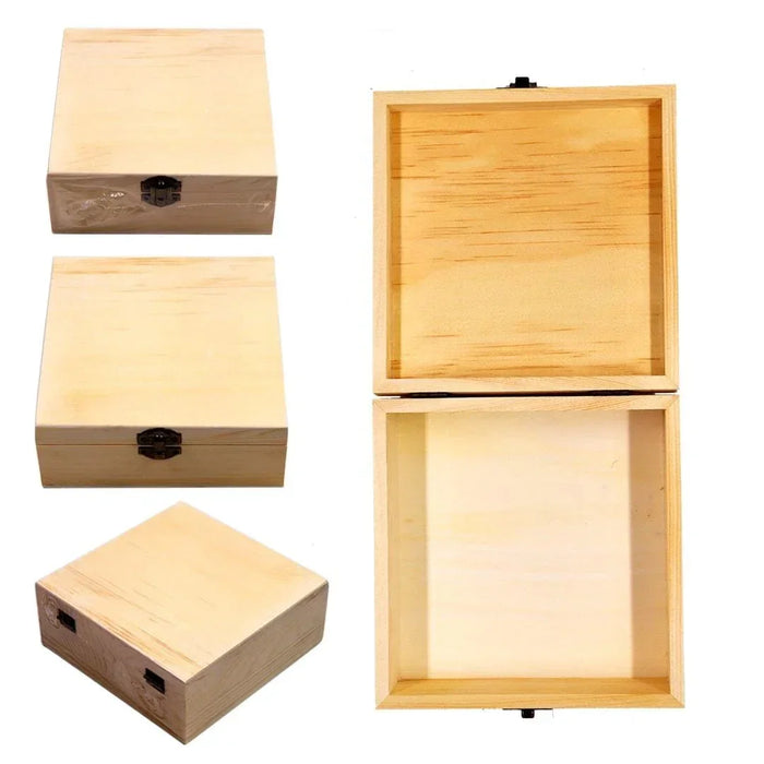 Wooden Box Square 6X6Inch