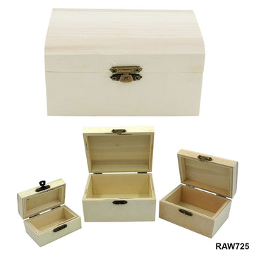 Wooden Box Square S 3 in 1