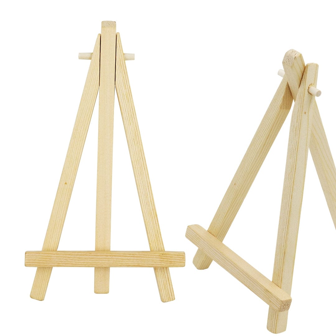 wooden easel Stand 6inch, Mini wooden tripod Wooden Stands – Inkarto