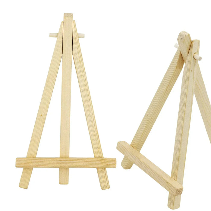 wooden easel Stand 6inch, Mini wooden tripod Wooden Stands