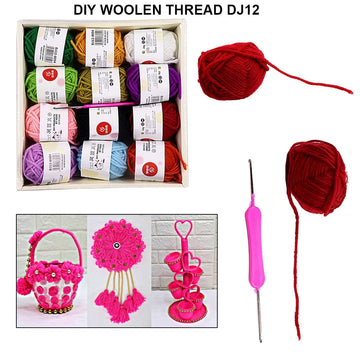 Diy Woolen Thread Dj12-8054 Raw4258