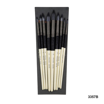 Ravrai Craft Paint Brushes Copy of Artist Fan Brush Set: Set of 5 Brushes for Creative Fan Effects