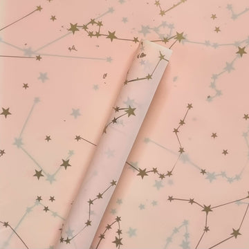 Ravrai Craft Starry Sky Milky Way large Size Gift Wrapping Paper