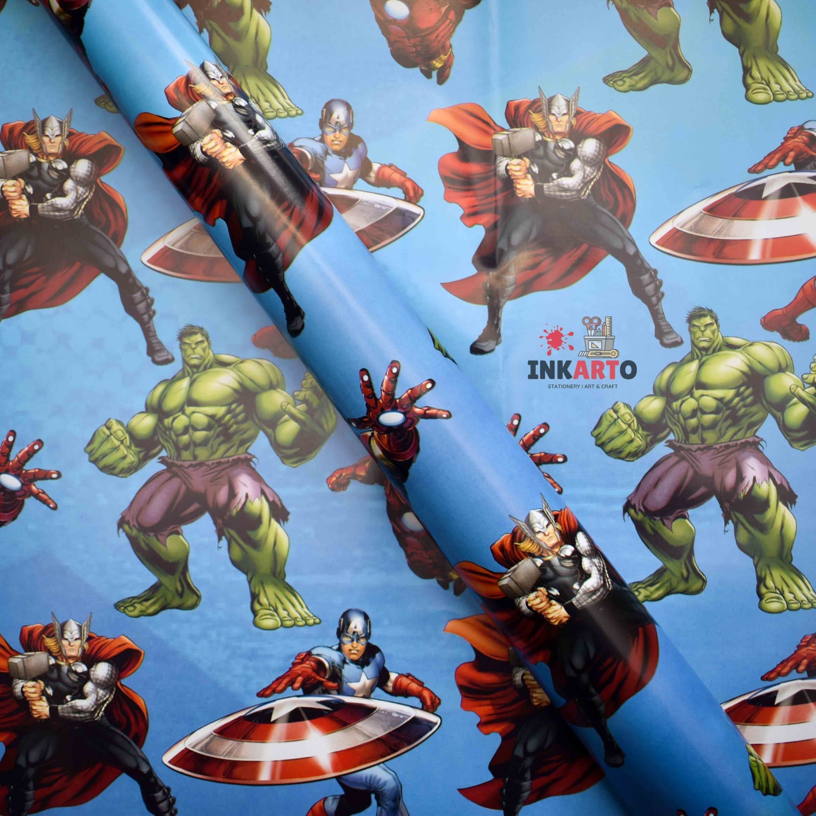 Ravrai Craft Wrapping Paper Avengers printed large Size Gift Wrapping Paper-pack of 1 sheet