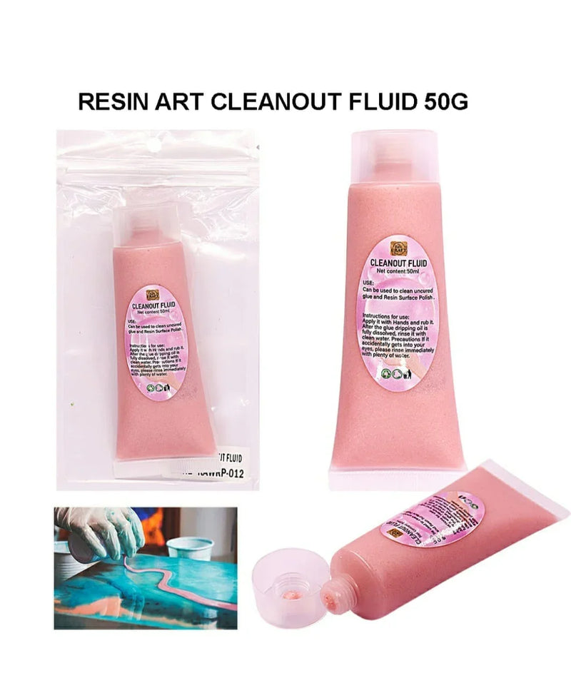 Resin Art Cleanout Fluid  50G Rawrp-012 | INKARTO