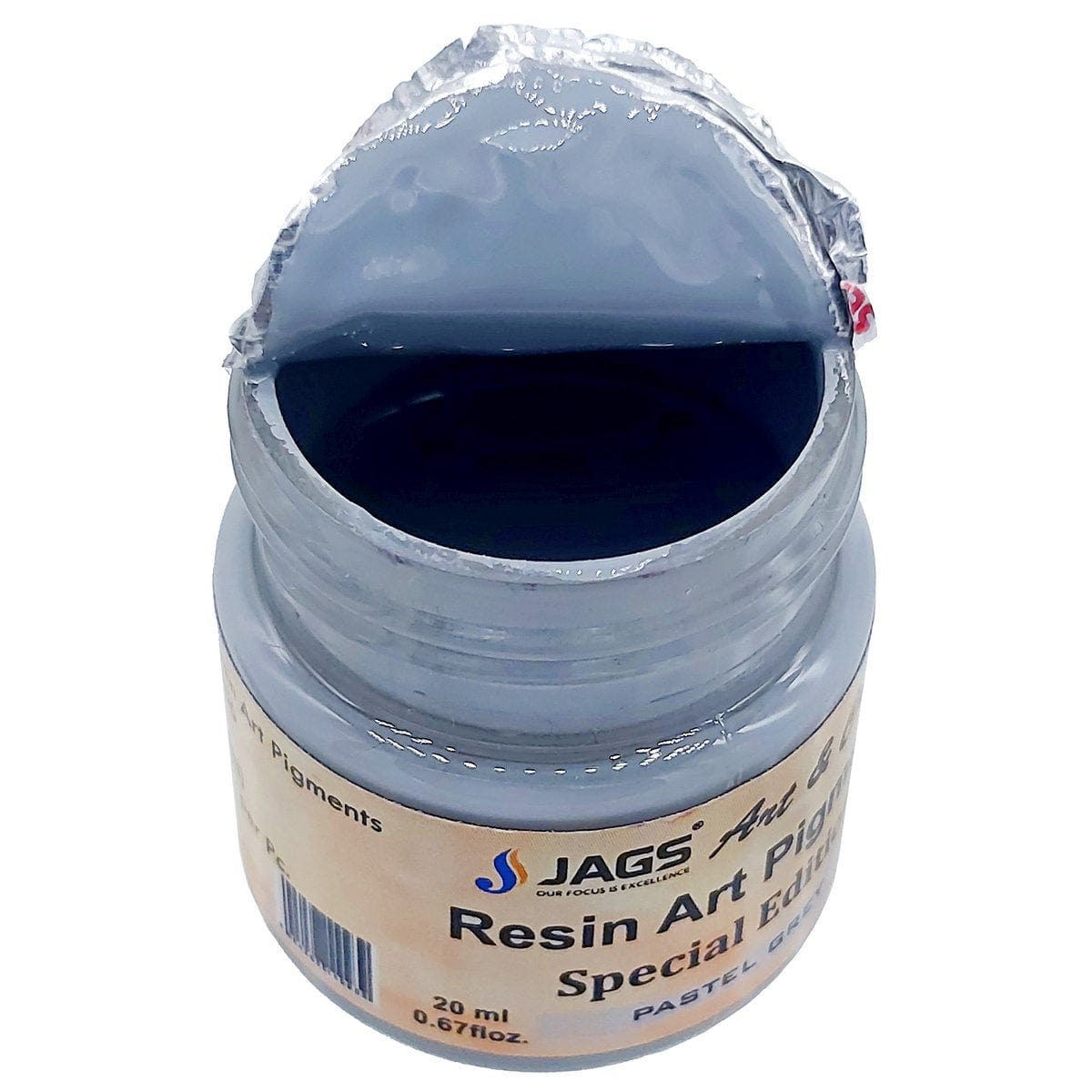 jags-mumbai Resin Pigment Resin Art Pigments 20ML Pastel Grey RAP206