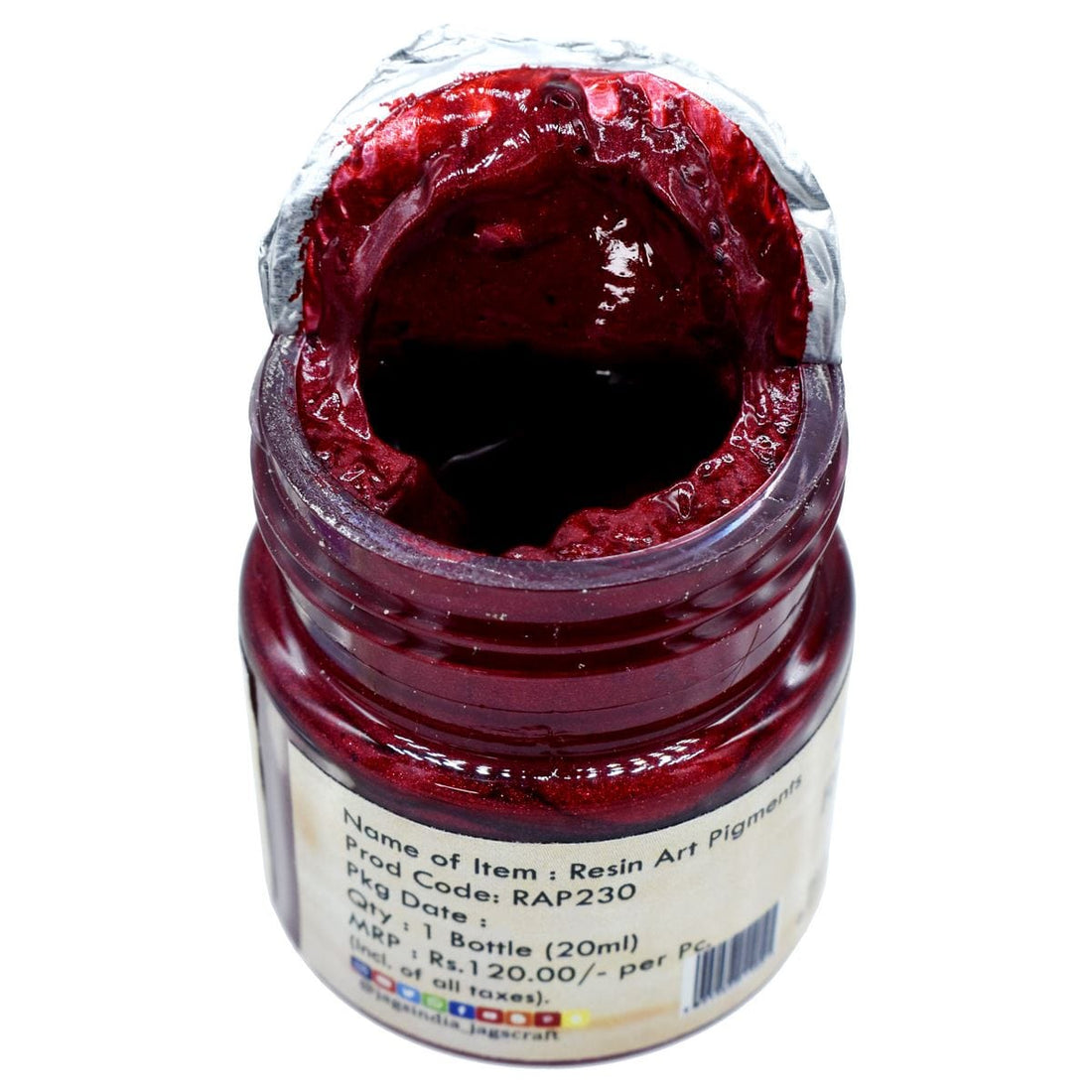 jags-mumbai Resin Pigment Resin Art Pigments 20ML Sp Colonia Red RAP230