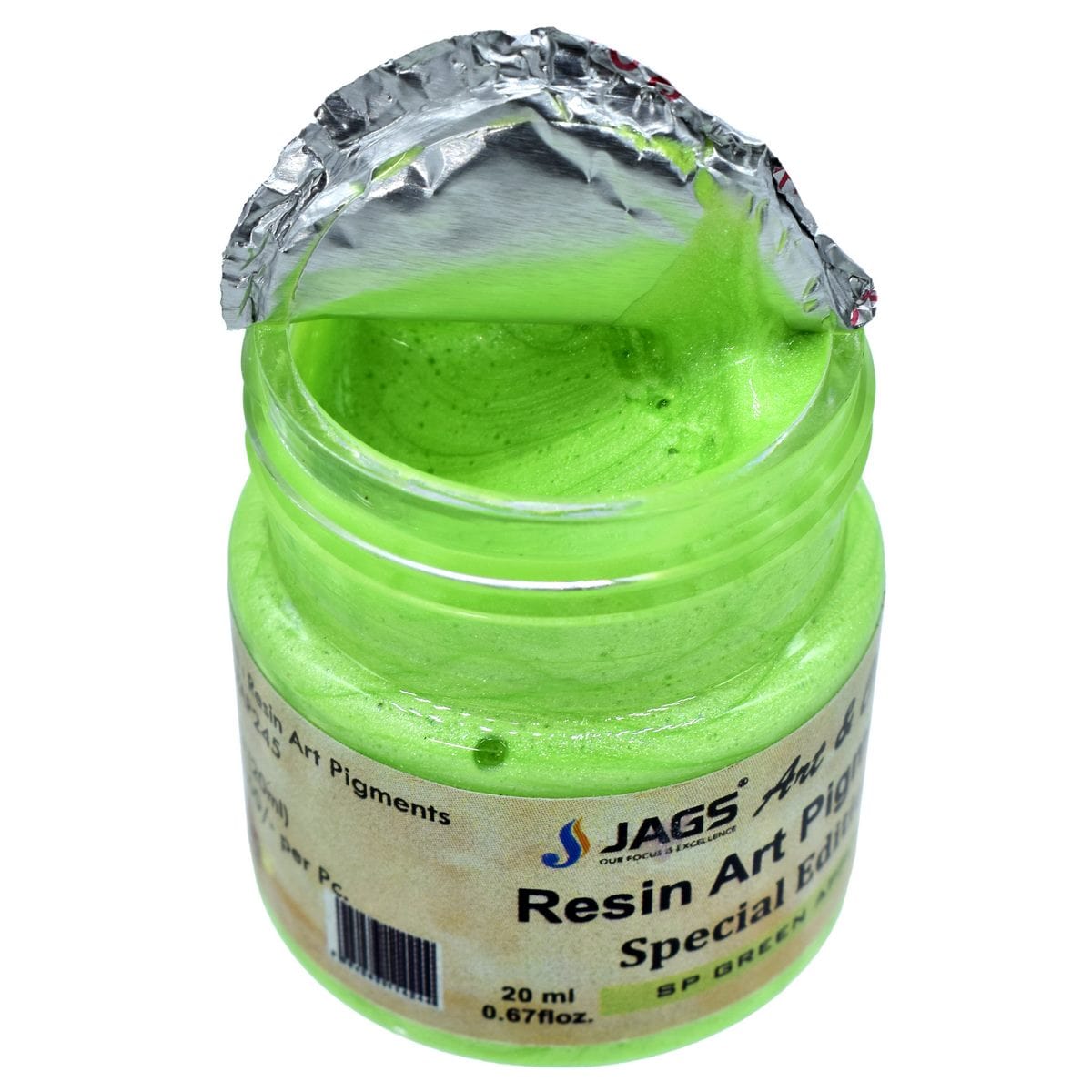 jags-mumbai Resin Pigment Resin Art Pigments 20ML Sp Green Apple RAP245