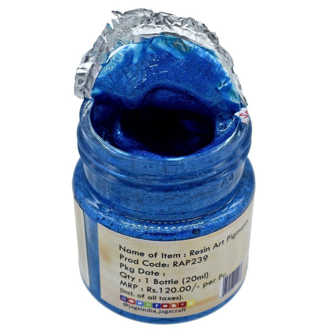 jags-mumbai Resin Pigment Resin Art Pigments 20ML Sp Peacock Teal RAP239