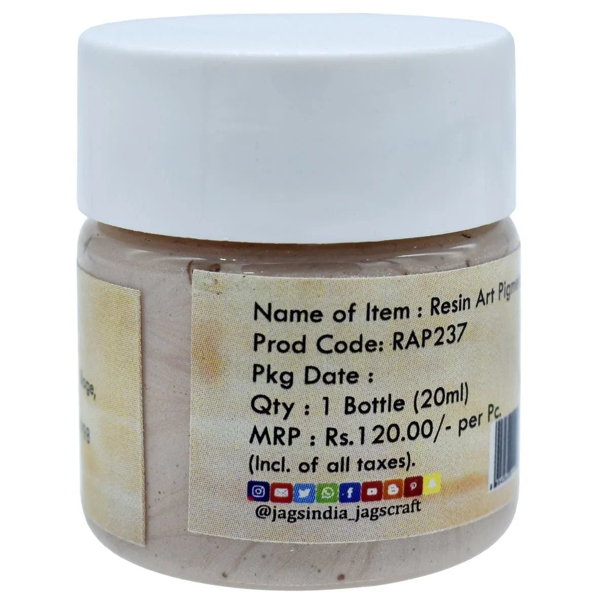 jags-mumbai Resin Pigment Resin Art Pigments 20ML SP Rosewood RAP237