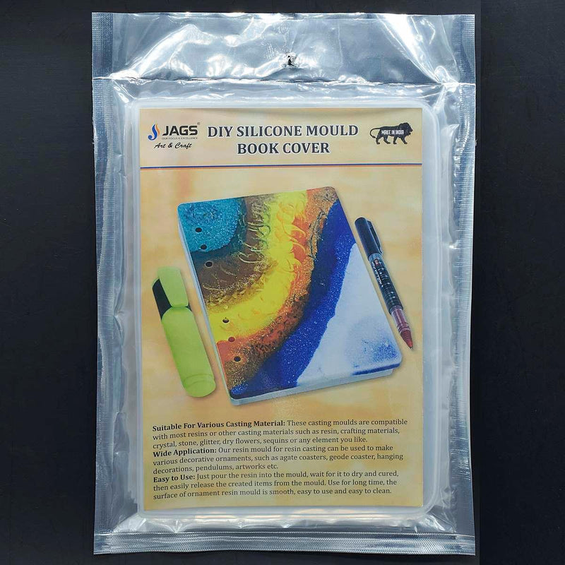 jags-mumbai Notebooks & Diaries Resin book cover mould, Resin notebook mould- A5 size (Contain 1 Unit)