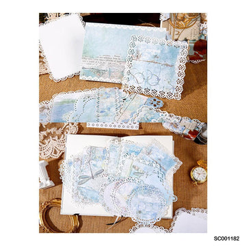 Retro Lace Border Paper Cutout 20Pc     Code  Sc001182