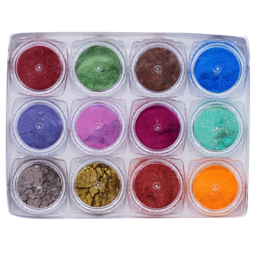 Mica Powder Shade l Pack of 12 Pcs Set l Each contains 12Gms l JMMP12P-5