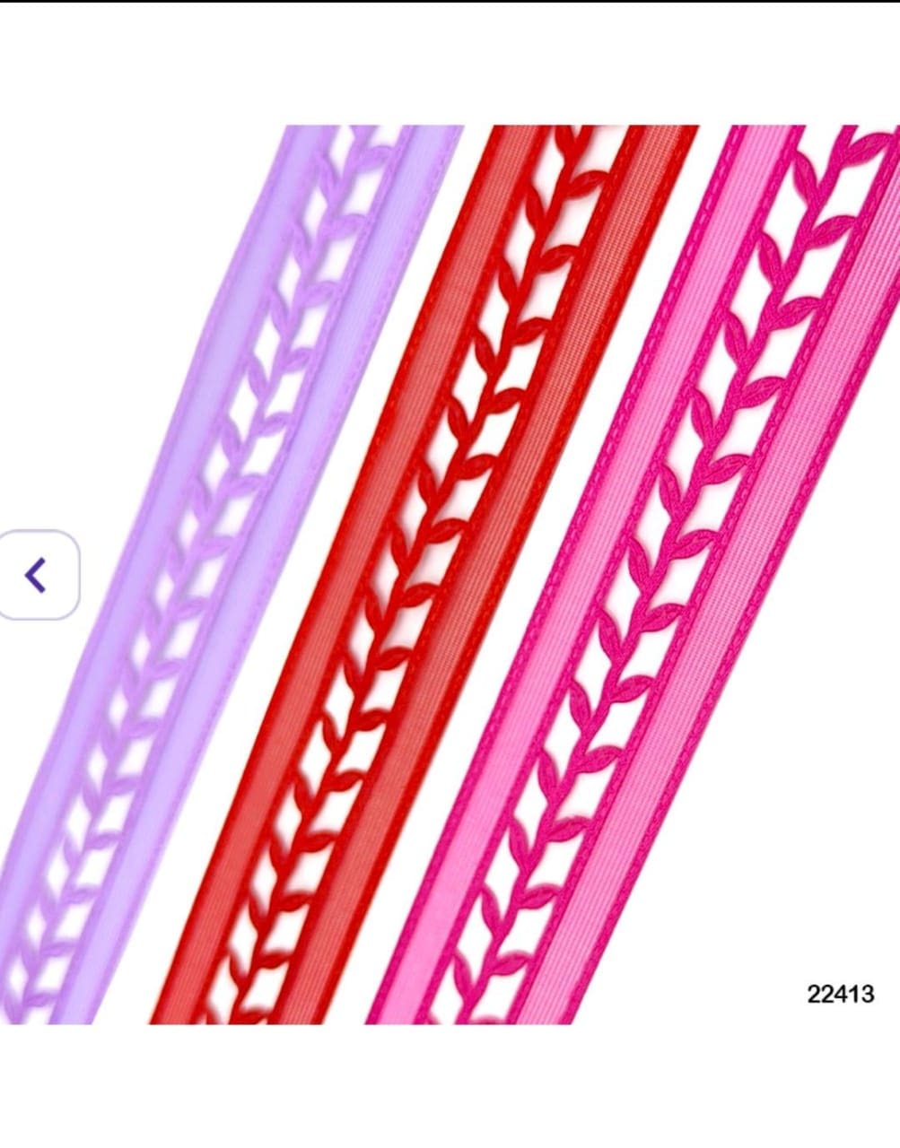 MG Traders Ribbon 22413 Ribbon Box 24Pc 2.5Cmx2.7Mtr