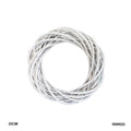 MG Traders 1 Other material Rww20 Ring Wreath Rattan Wicker White Diy 20Cm